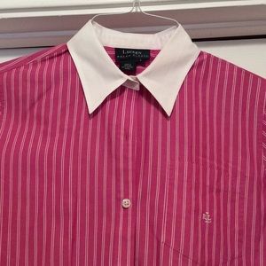 Ralph Lauren Button Down Blouse Size L EUC
